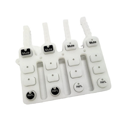 주문형 곰팡이 스프레이 느낌 오일 실리콘 키 고무 키보드